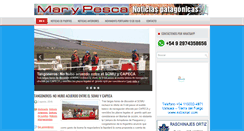 Desktop Screenshot of marypescanoticiaspatagonicas.com
