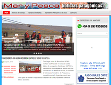 Tablet Screenshot of marypescanoticiaspatagonicas.com